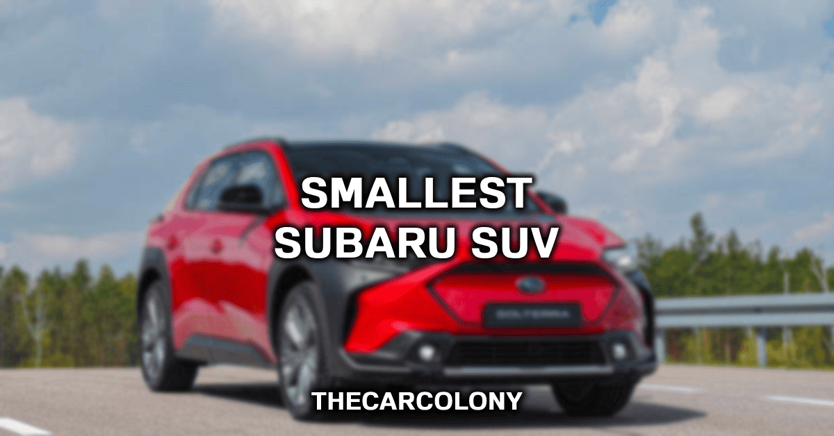 Subaru SUV Models Here Are The 4 Smallest